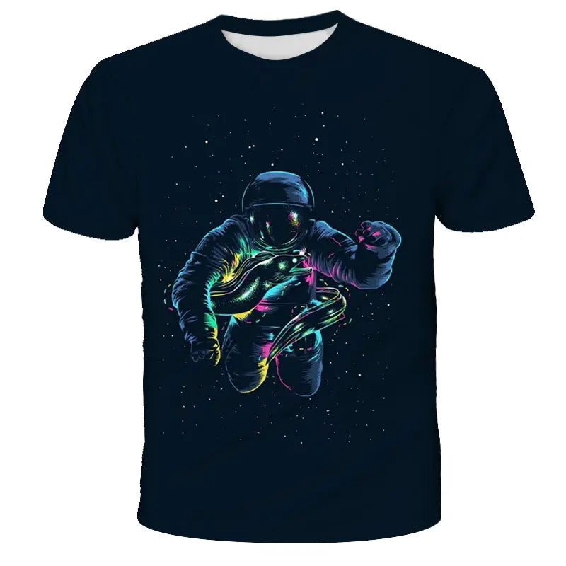 Astronaut Digital Print T-Shirt