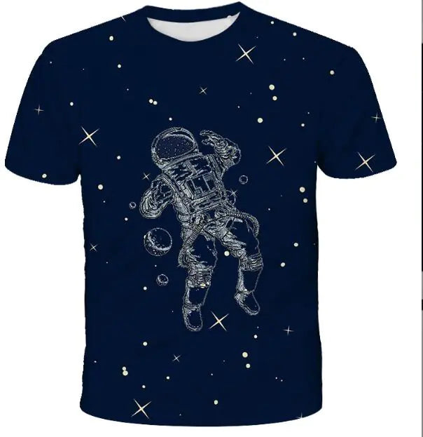 Astronaut Digital Print T-Shirt