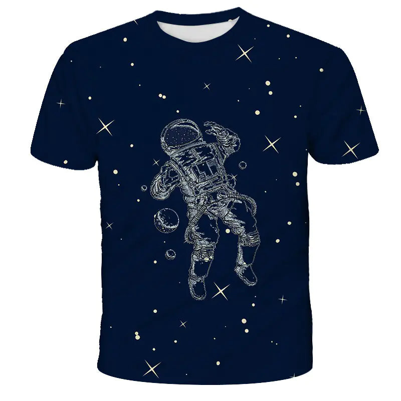 Astronaut Digital Print T-Shirt