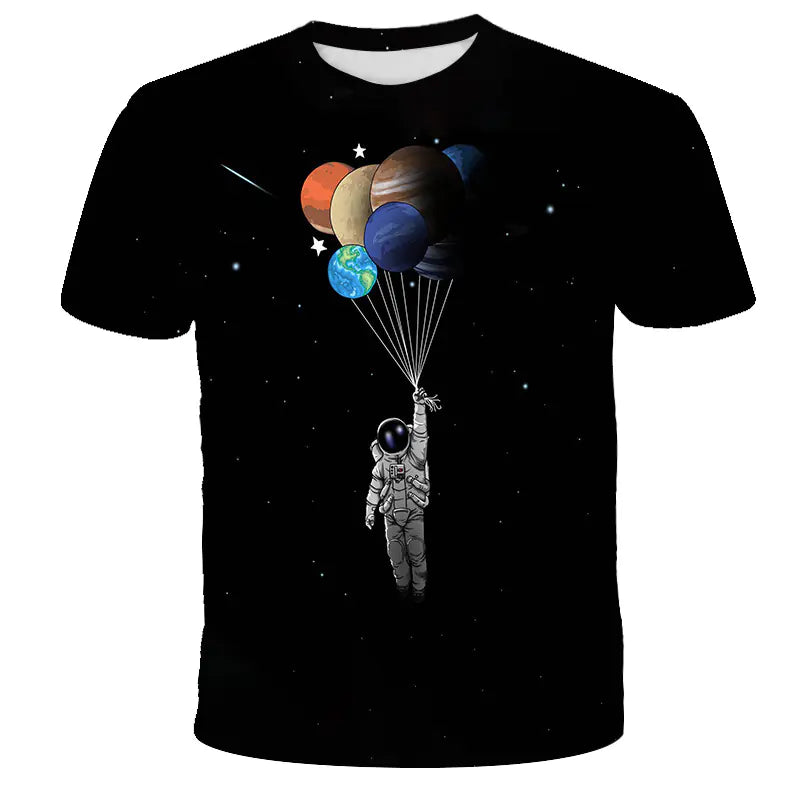 Astronaut Digital Print T-Shirt