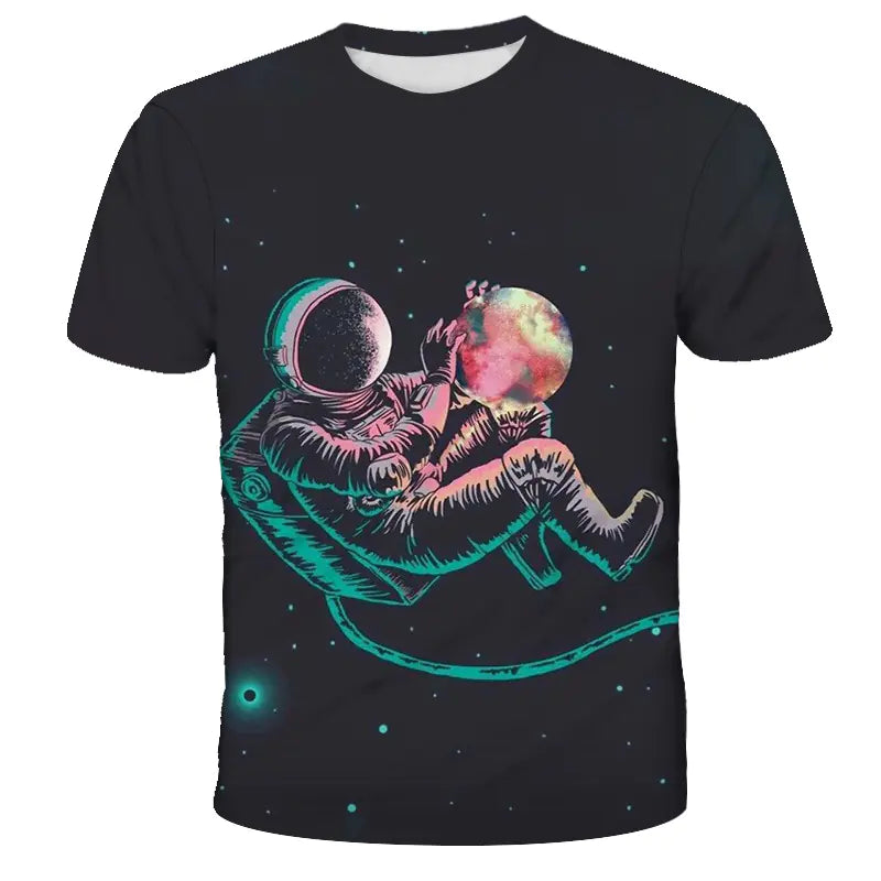 Astronaut Digital Print T-Shirt