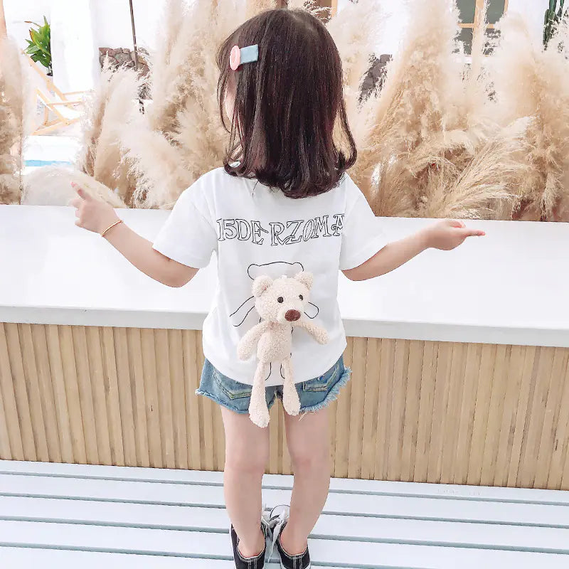 Children's Bear Graphic T-Shirt