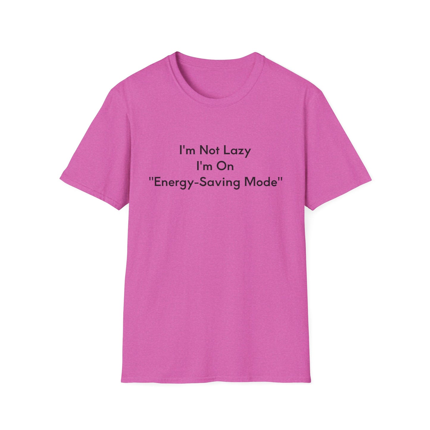 "Energy-Saving Mode" T-Shirt, Gift for Tech Lovers, Unisex Graphic Tee, Casual Wear, Humor Shirt, Everyday Comfort