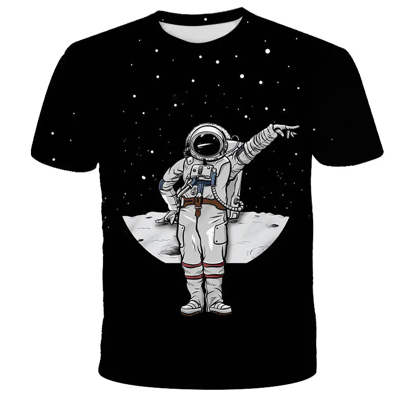 Astronaut Digital Print T-Shirt