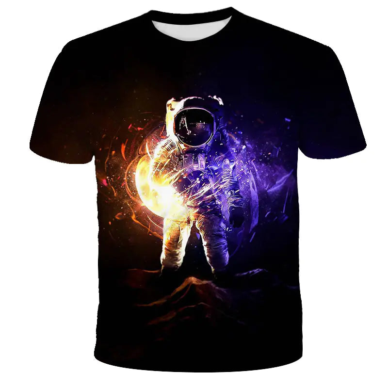 Astronaut Digital Print T-Shirt