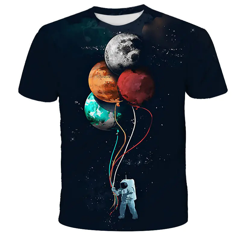Astronaut Digital Print T-Shirt