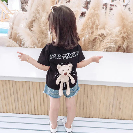 Children's Bear Graphic T-Shirt