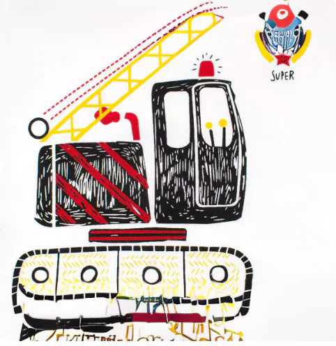 Children's Cartoon Car T-Shirt