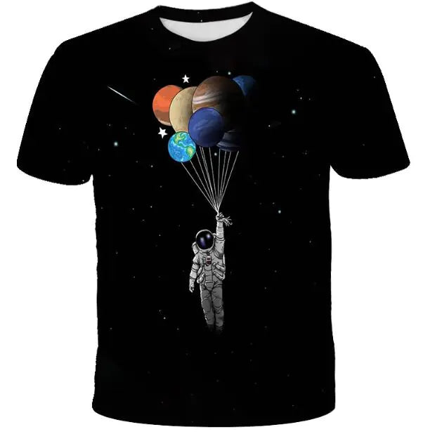 Astronaut Digital Print T-Shirt