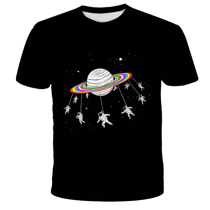 Astronaut Digital Print T-Shirt
