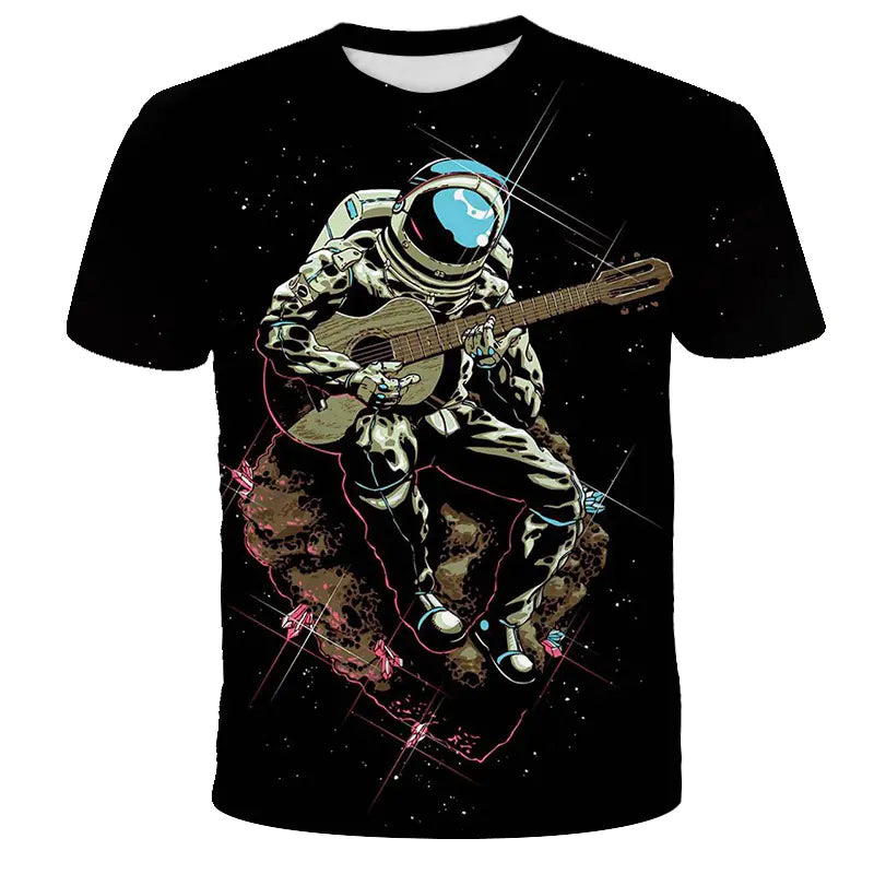 Astronaut Digital Print T-Shirt