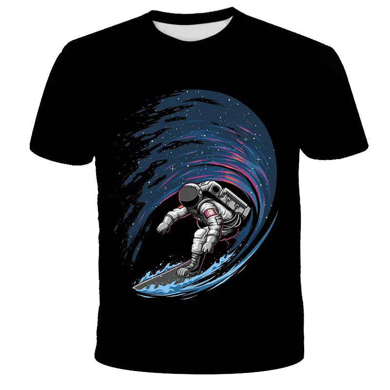 Astronaut Digital Print T-Shirt