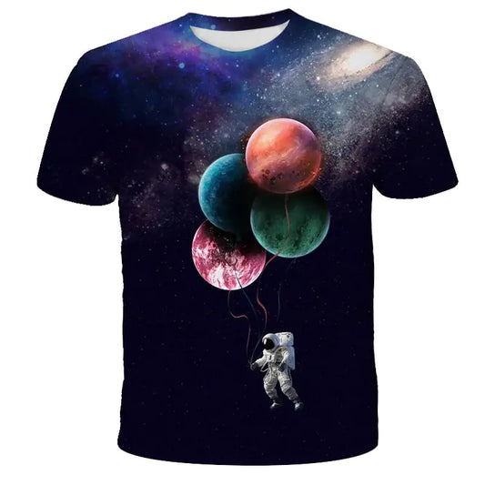 Astronaut Digital Print T-Shirt
